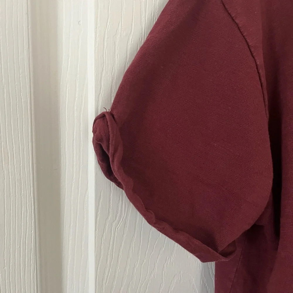 Daily Ritual Burgundy Mini Dress - Picture 2 of 4